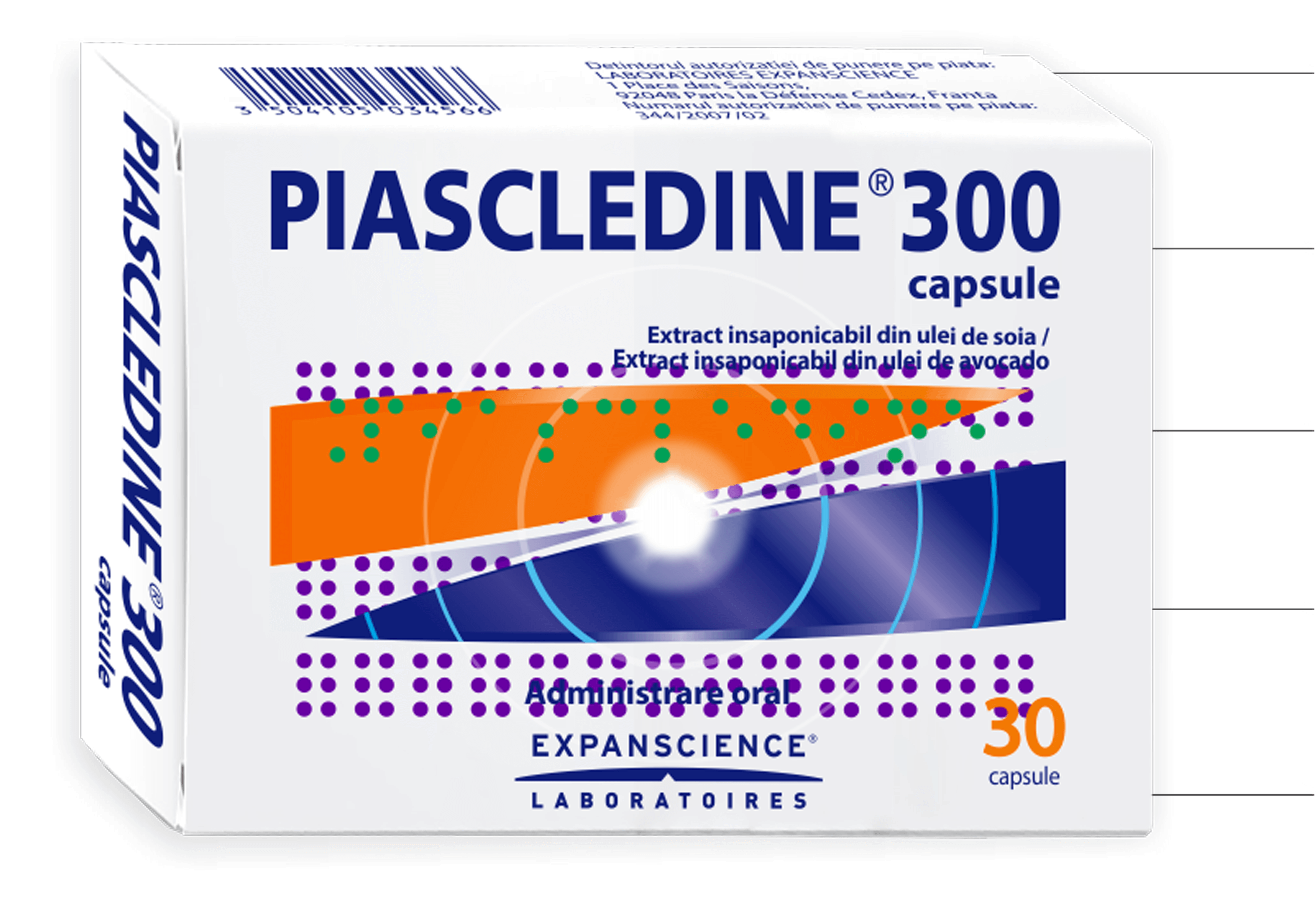 Boites Piasclédine 300 en 30, 60, 90 gélules